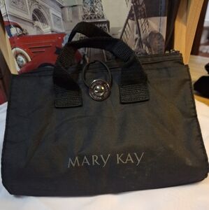 Mary Kay Elegant Black Multi-sectioned Makeup Bag.